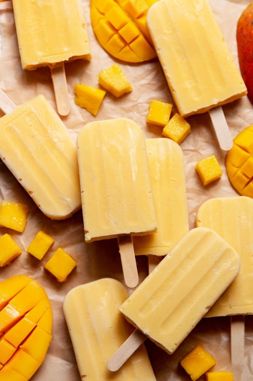 Homemade Mango Paleta