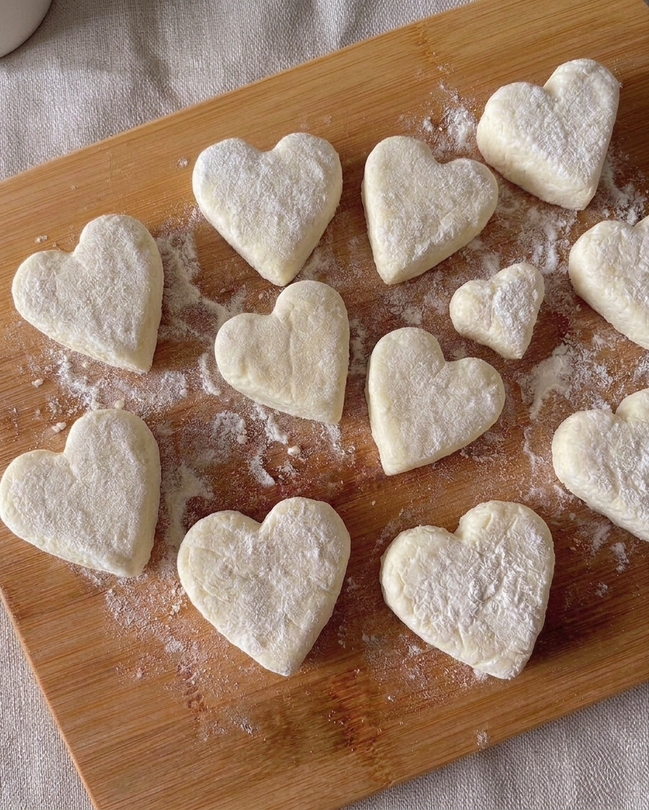Homemade Heart Biscuits