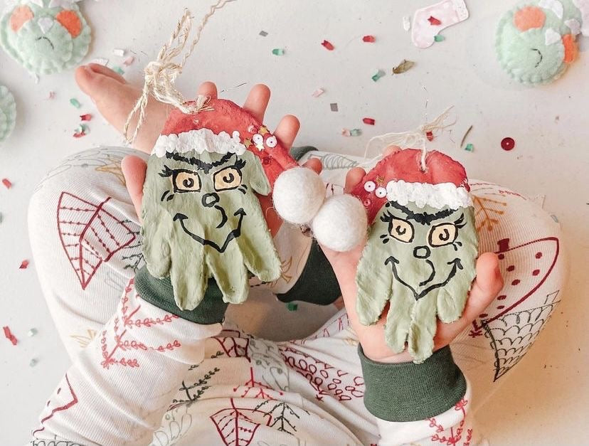 How to Make Salt Dough Handprint Ornaments