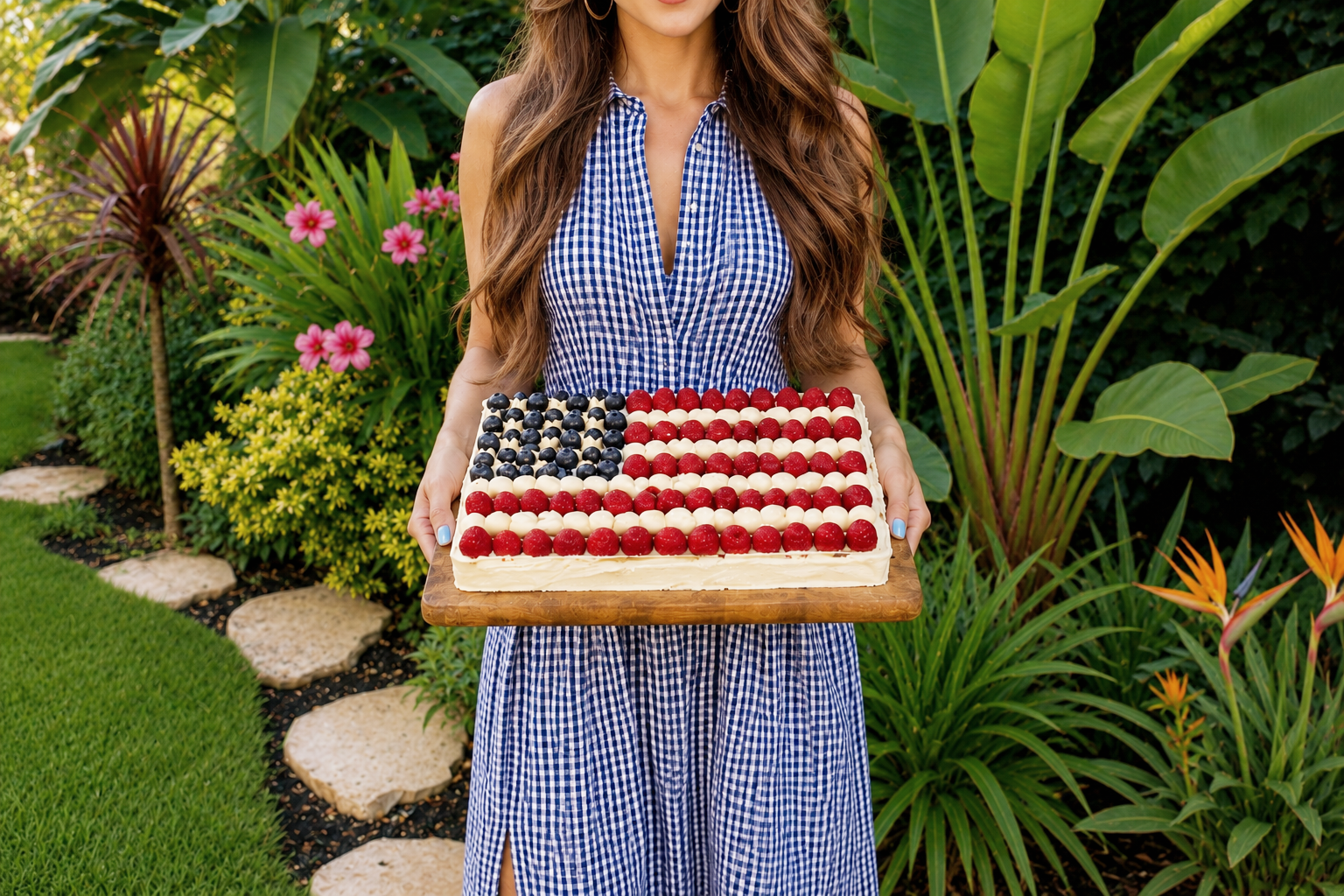 Noellie Americana Flag Cake
