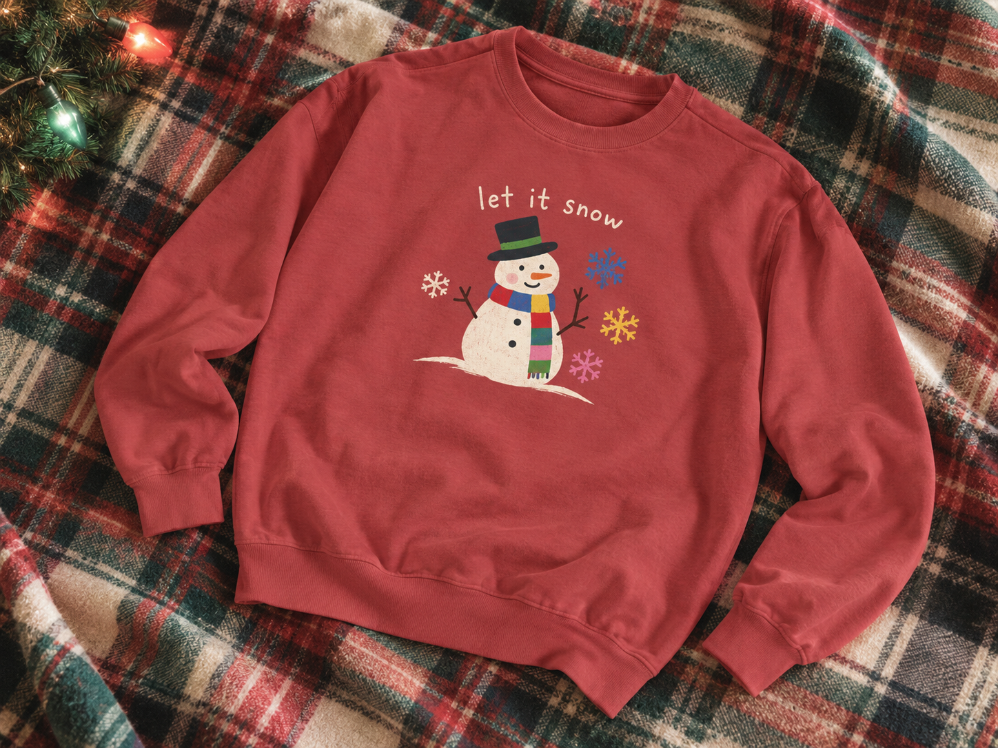 Let it Snow Snowman Crewneck